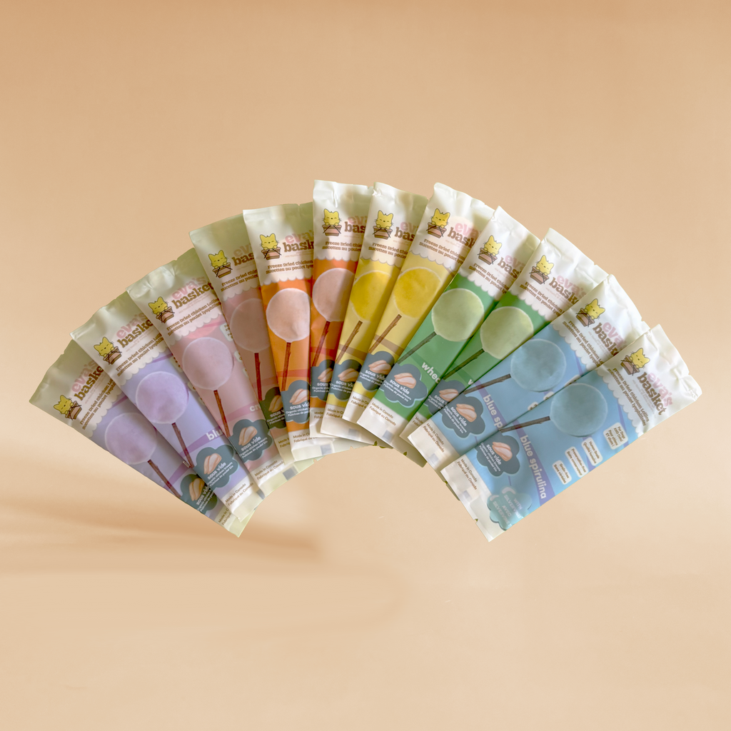 Rainbow Chicken Lollipops